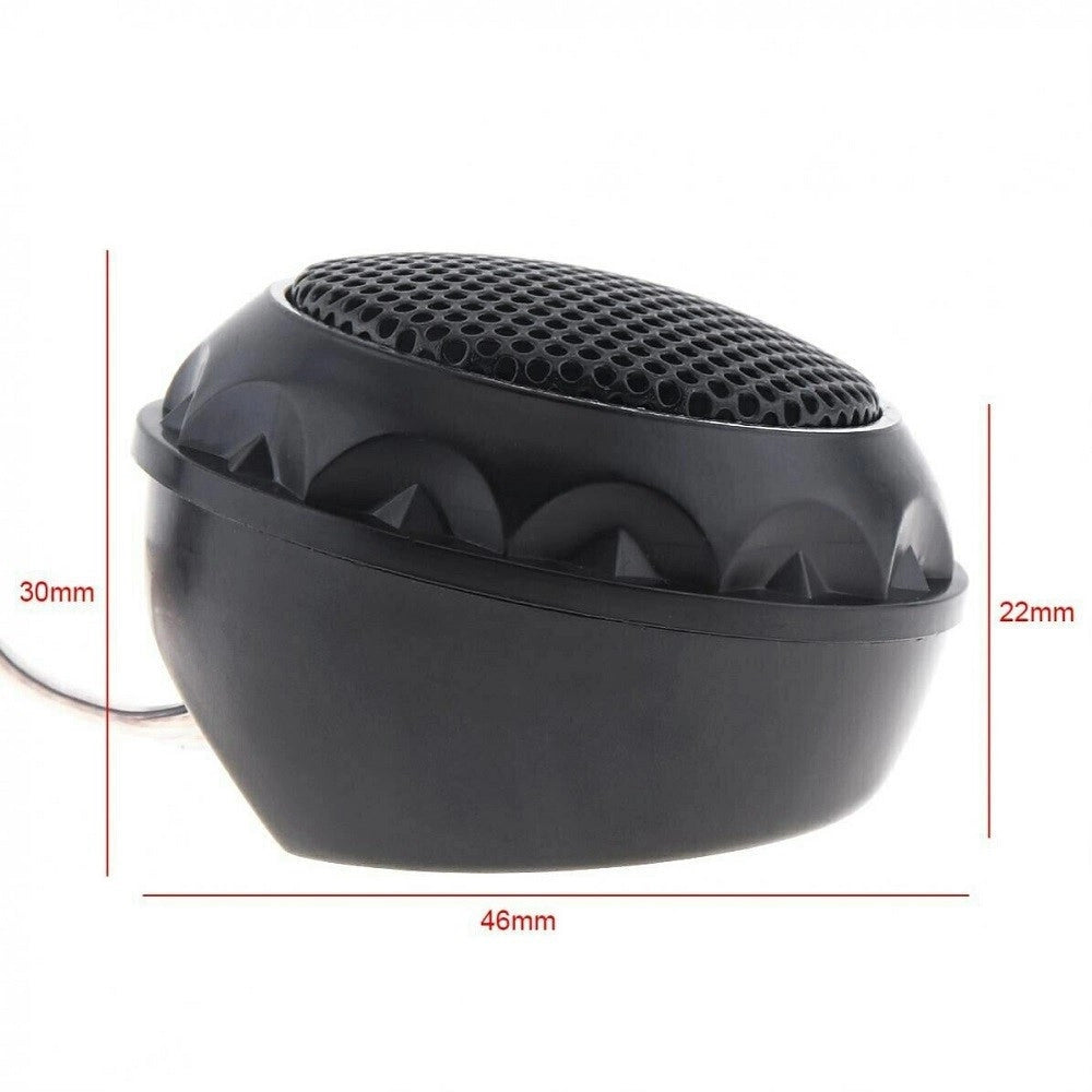 Trade Shop - Coppia Tweeter Speaker Diffusori 140 Watt Impianto Stereo Auto Automobile T280 -