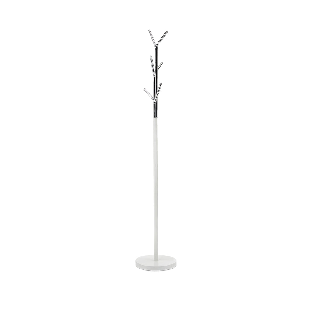 Appendiabiti Hispanohogar metallo bianco e cromo 175x31x31