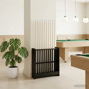 Supporto per stecche da biliardo Legno ingegnerizzato Nero 8006765