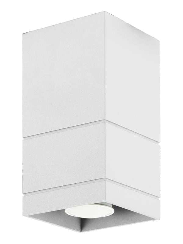 Spot da soffitto Lampex Neron bianco metallo GU10 10x20cm