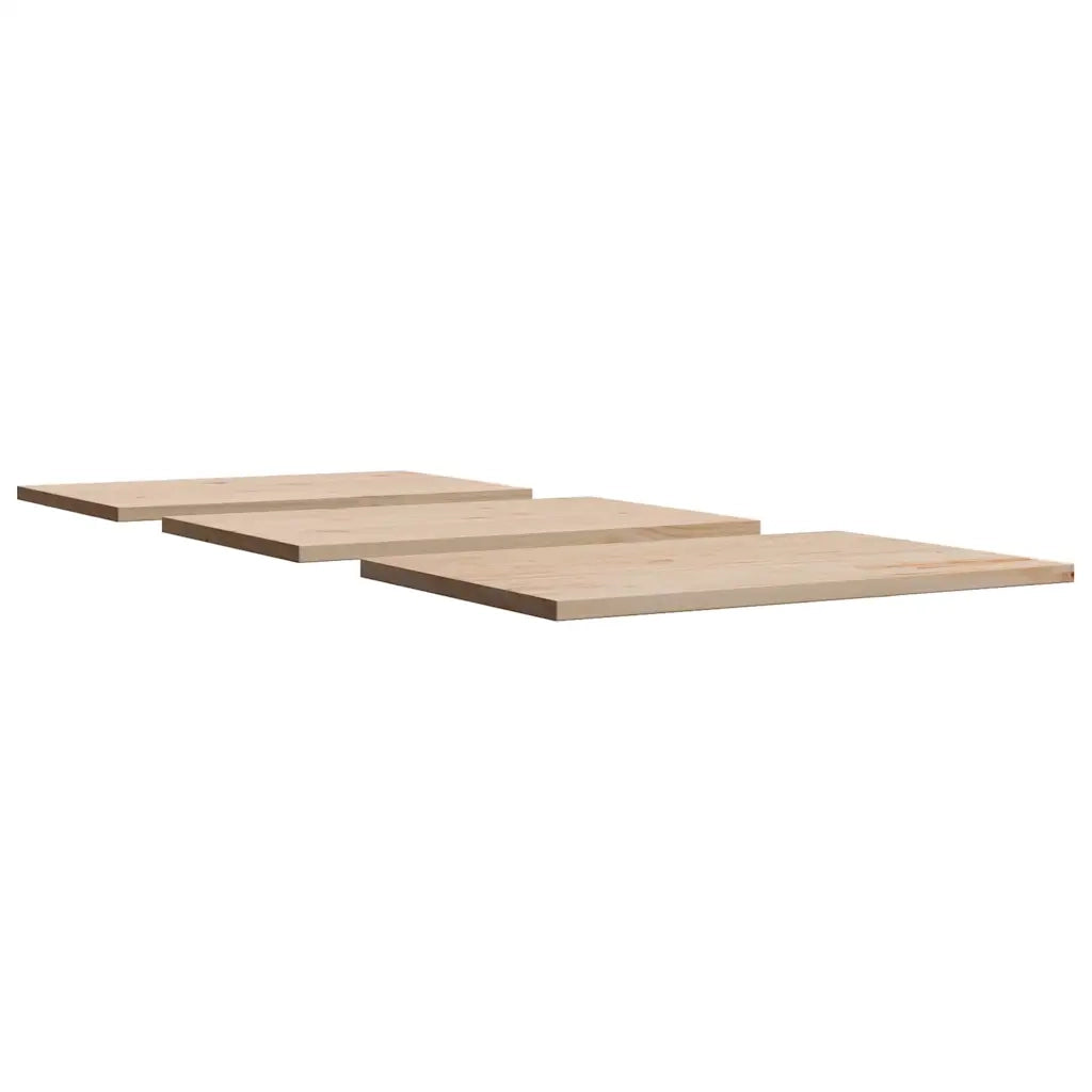 Piani Tavolo | Superficie Tavolo | Piano Scrivania 3 pz 80x53x2,5 cm Rettangolare Legno Massello Pino
