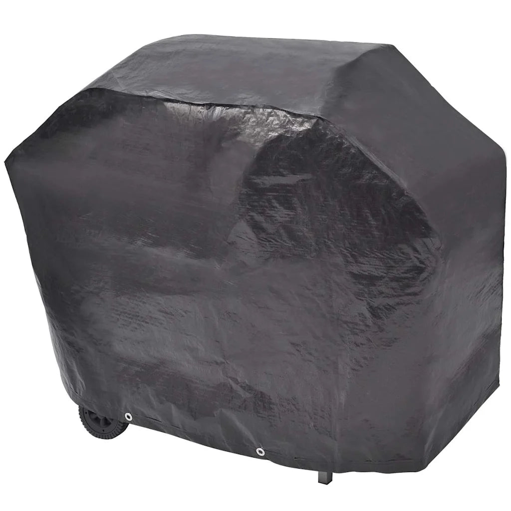 Barbecue e Griglia a Gas 6+1 Fornelli Nero e Argento 41907