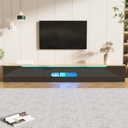 Mobile TV lussuoso - Zephmum - 180 cm - Superficie lucida - Illuminazione LED 16 colori - Montabile a parete