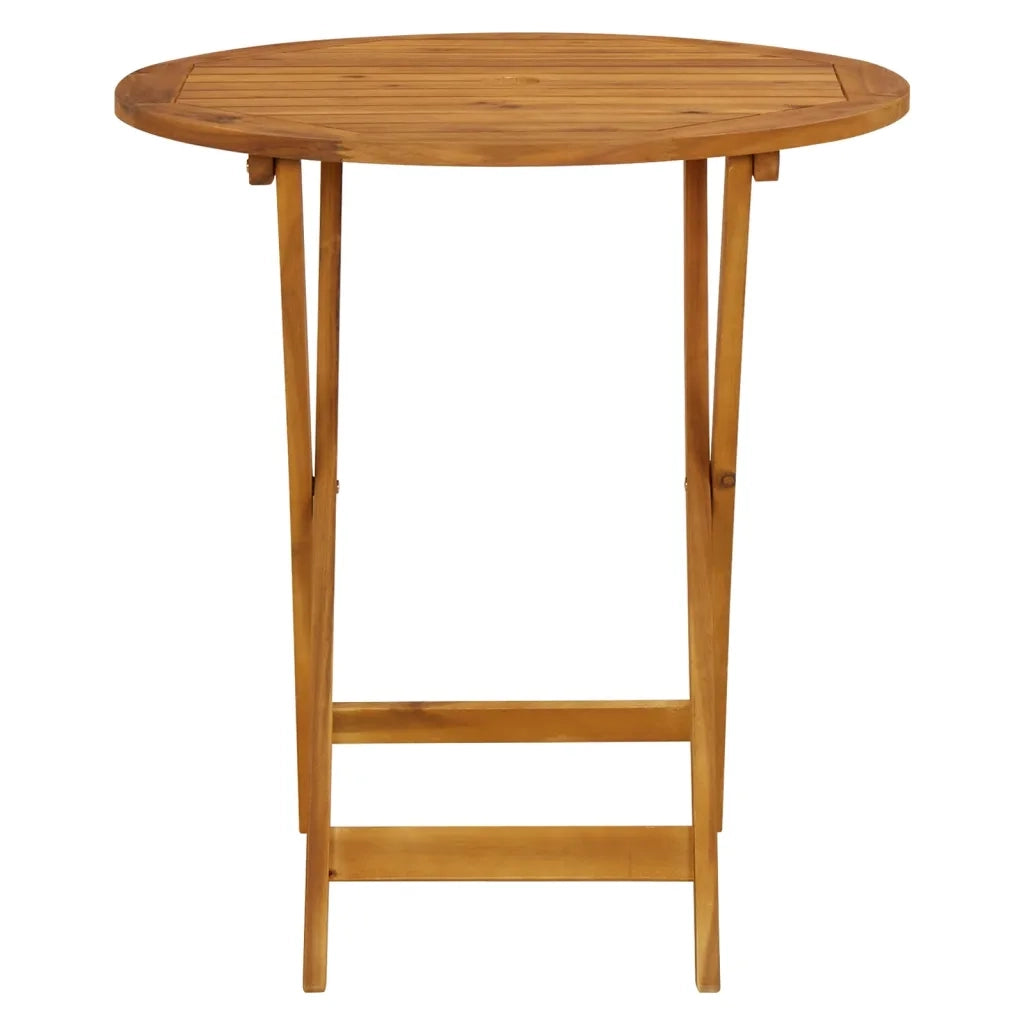 Set da Bistrot 3 pz Beige in Polyrattan e Legno Massello 3281852