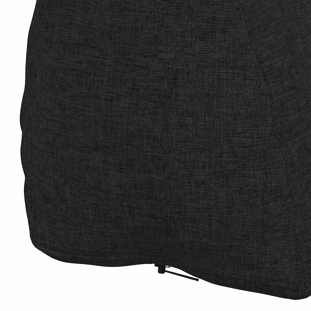 Cuscino per Schiena | Cuscino dorsale Nero 60 x 20 x 50 cm Tessuto