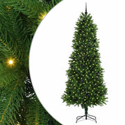 Albero di Natale con 300 LED con supporto-Luci decorative natalizie Verde 240 cm PE 727777