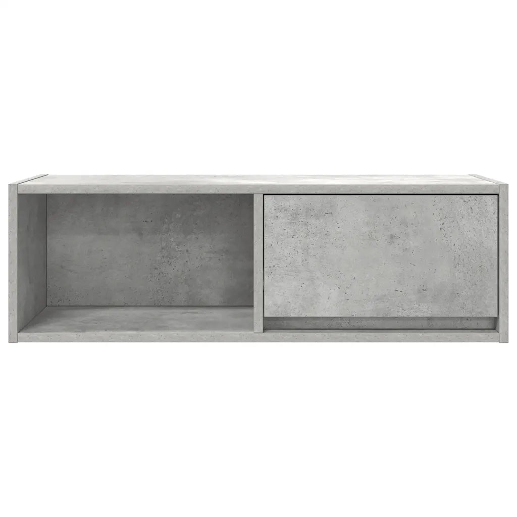 Mobile per TV Grigio Cemento 80x31x25,5 cm Legno Multistrato 861460