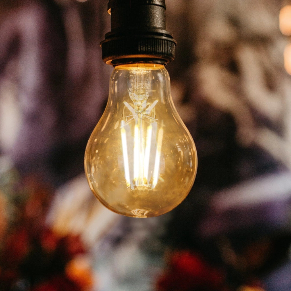 ZMH Bombilla LED A60 Bombilla Edison Vintage 2700K Dormitorio