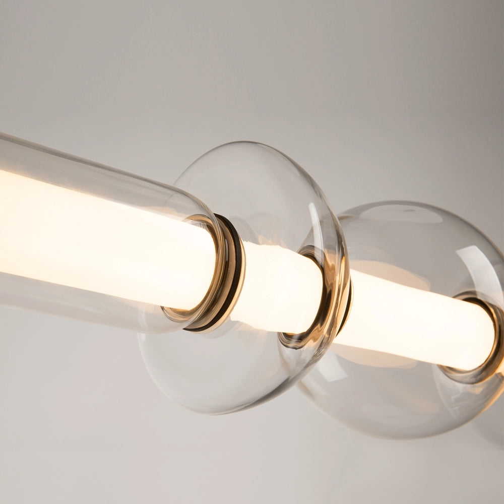 Lampada a sospensione Cosmo LED 39W nera vetro Maytoni