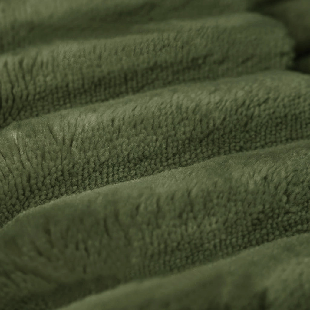 DIVANO Chaise longue 115 x 159 cm in tessuto verde