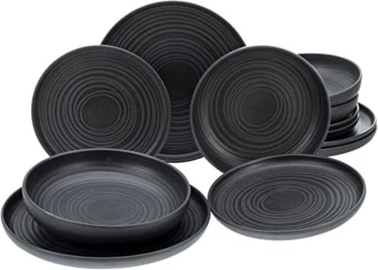 Set di bordo 12 pezzi - Set di servizio - Set di bordo nero
