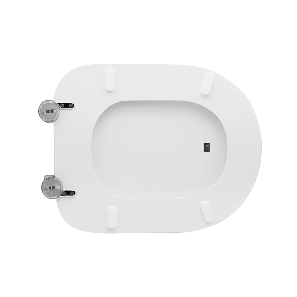 SEDILE WC WASHINGTON CON SOFT CLOSING Nero Opaco Matt RAK coprivaso copriwater