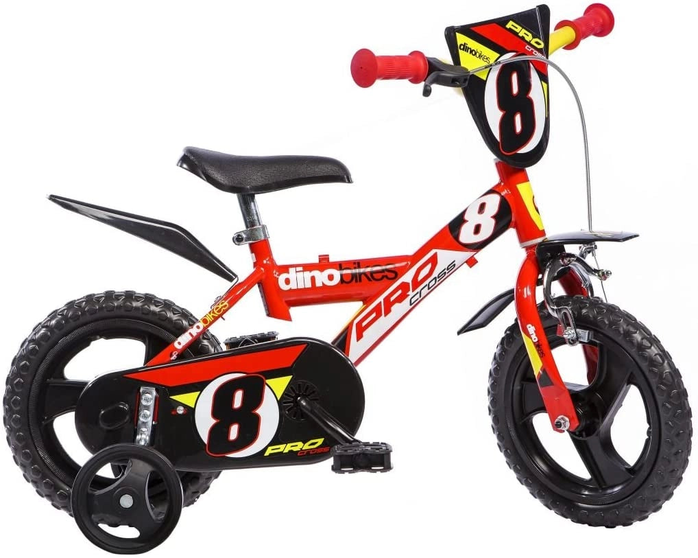 BICICLETTA 12 POLLICI MTB MOUNTAIN BIKE BAMBINO CON ROTELLE