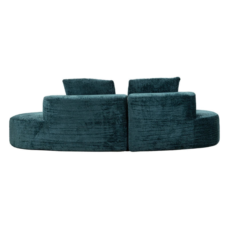 Divano Island Petrolio cm 238x92x78 (compresso)