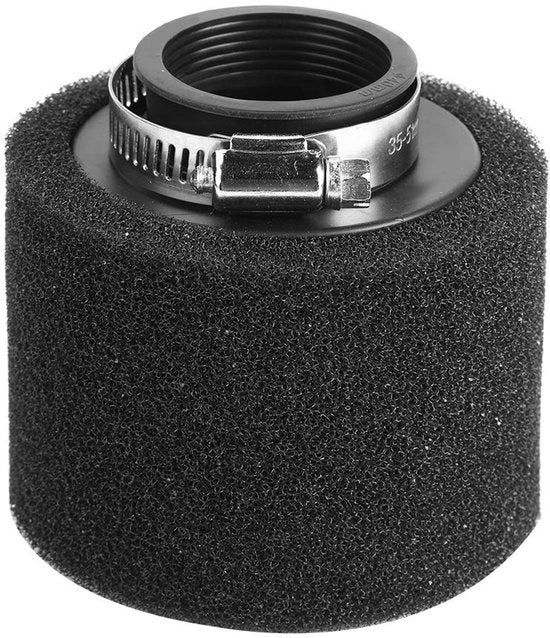 Filtro dell'aria universale - Lega di alluminio - Nero - 40mm/42mm/45mm - Incluso giroscopio - Adatto per motociclette - Filtro del motore