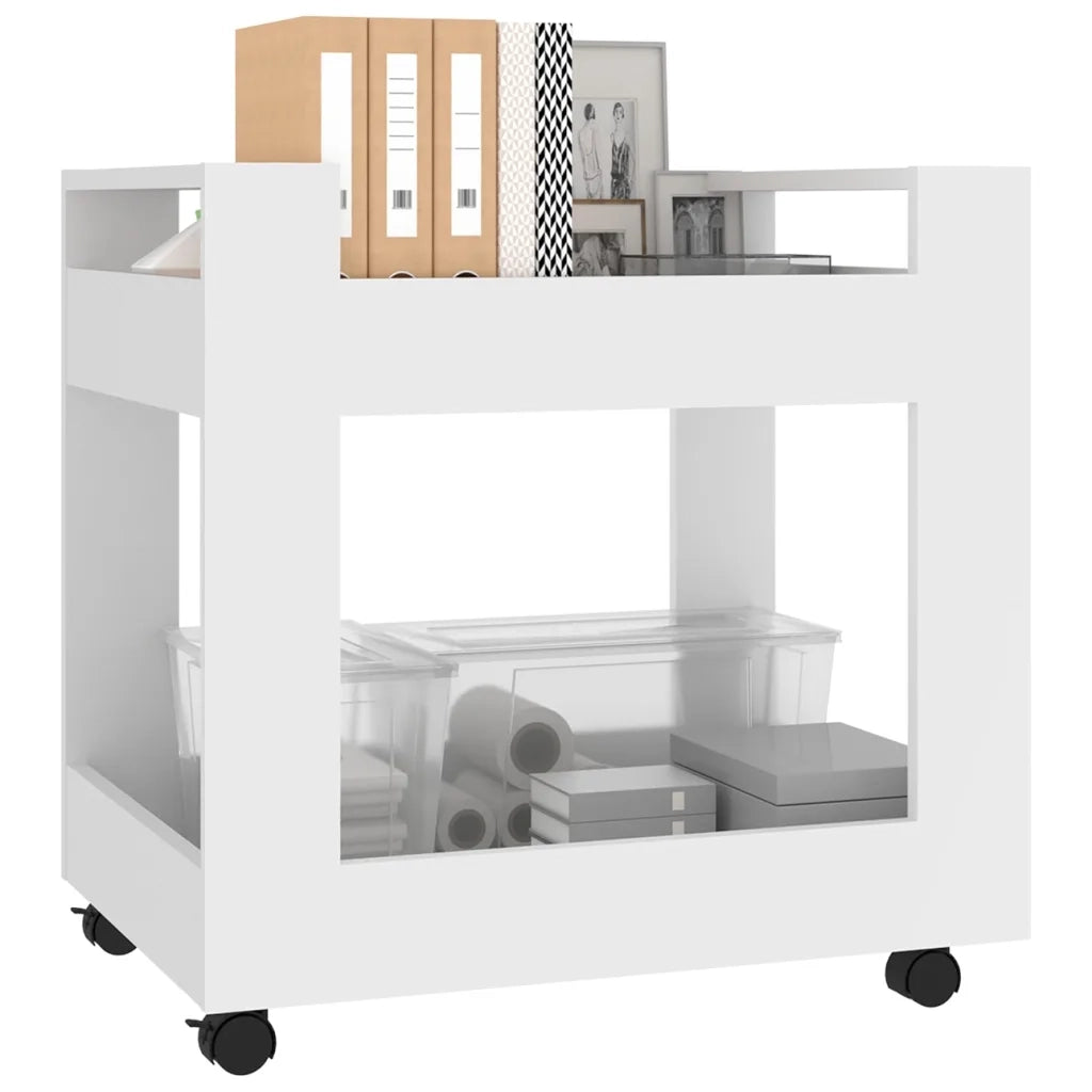 Carrello per Scrivania bianco 60x45x60 cm in Legno Multistrato CFW1488958