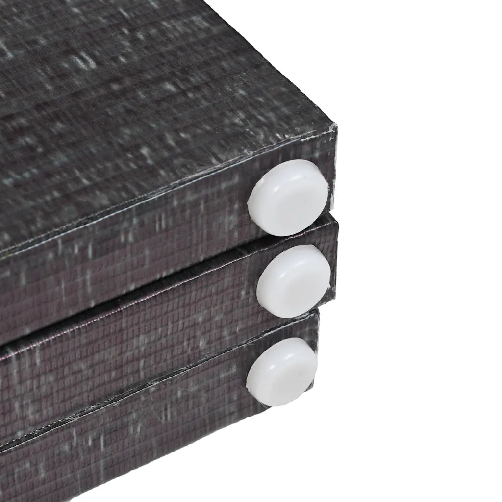 Paravento Pieghevole 228x170 cm Stampa Piume Bianco e Nero 245892