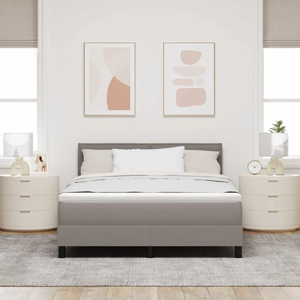 Letto a molle con materasso con led Talpa 140 x 200 cm Tessuto