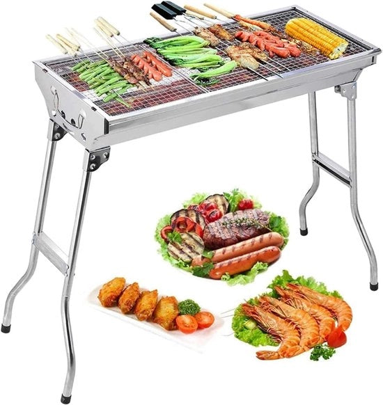 Grill a Carbone Opvouibile per Esterni - Ideale per Campeggi e Pic Nic