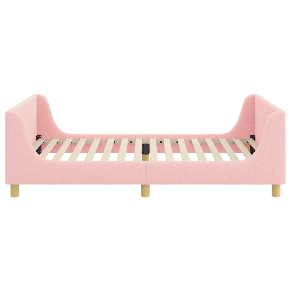 Struttura letto bambini con testata Rosa 90 x 190 cm