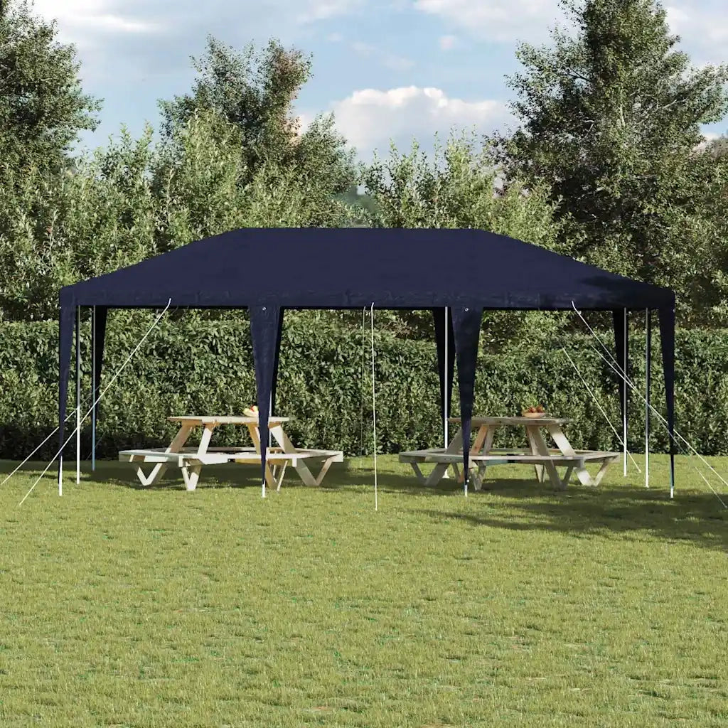 Tenda Party Blu 600 x 400 x 266 cm Polietilene e Acciaio 42003430