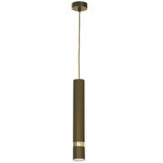 Lampada a sospensione Reno oro titanio GU10 Luminex