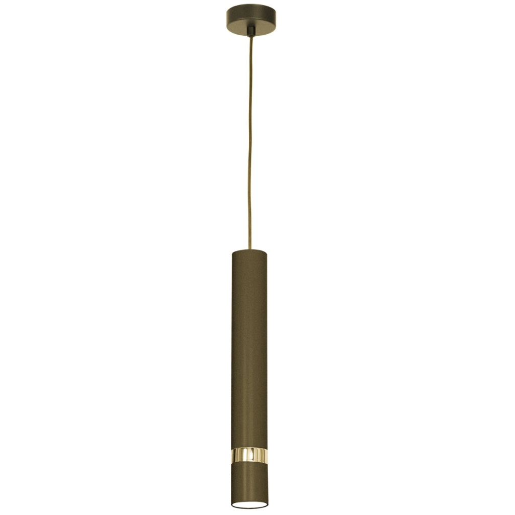 Lampada a sospensione Reno oro titanio GU10 Luminex