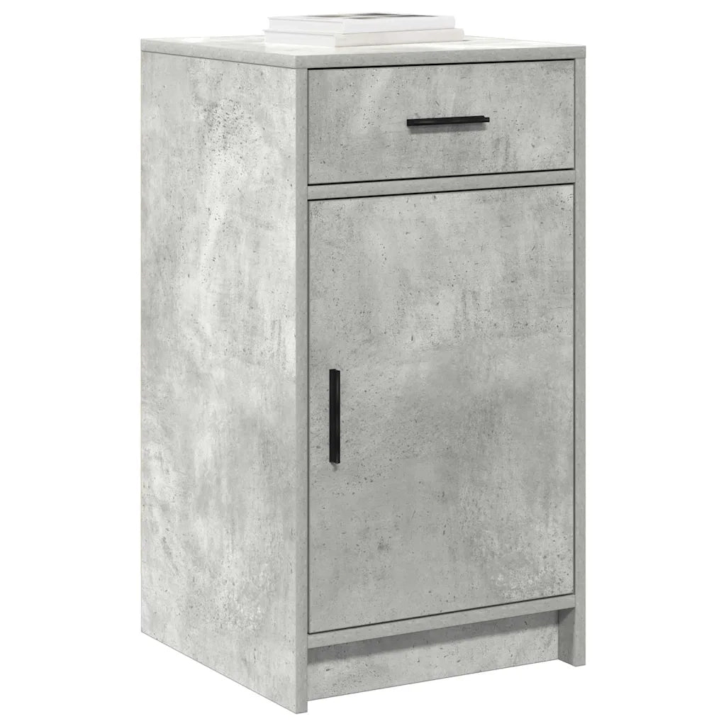 Credenza Grigio cemento 40 x 40.5 x 75 cm Legno multistrato 865067
