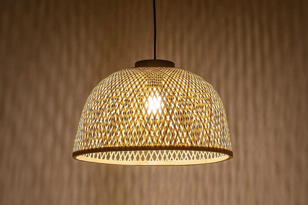 Rabalux Rattan lampada a sospensione rattan nera E27