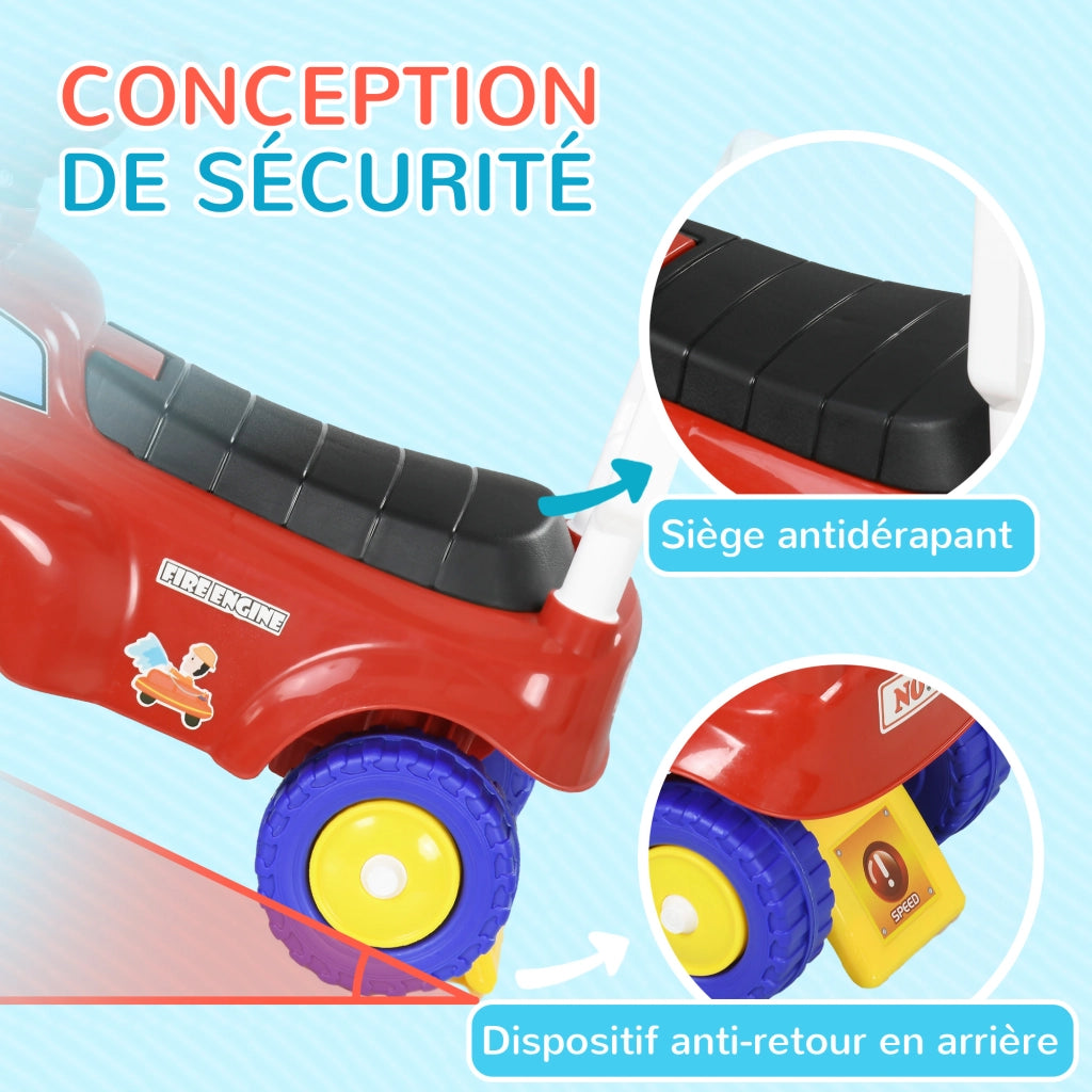 Camion dei pompieri per bambini ¨C Minimal ¨C rosso 18-36 mesi