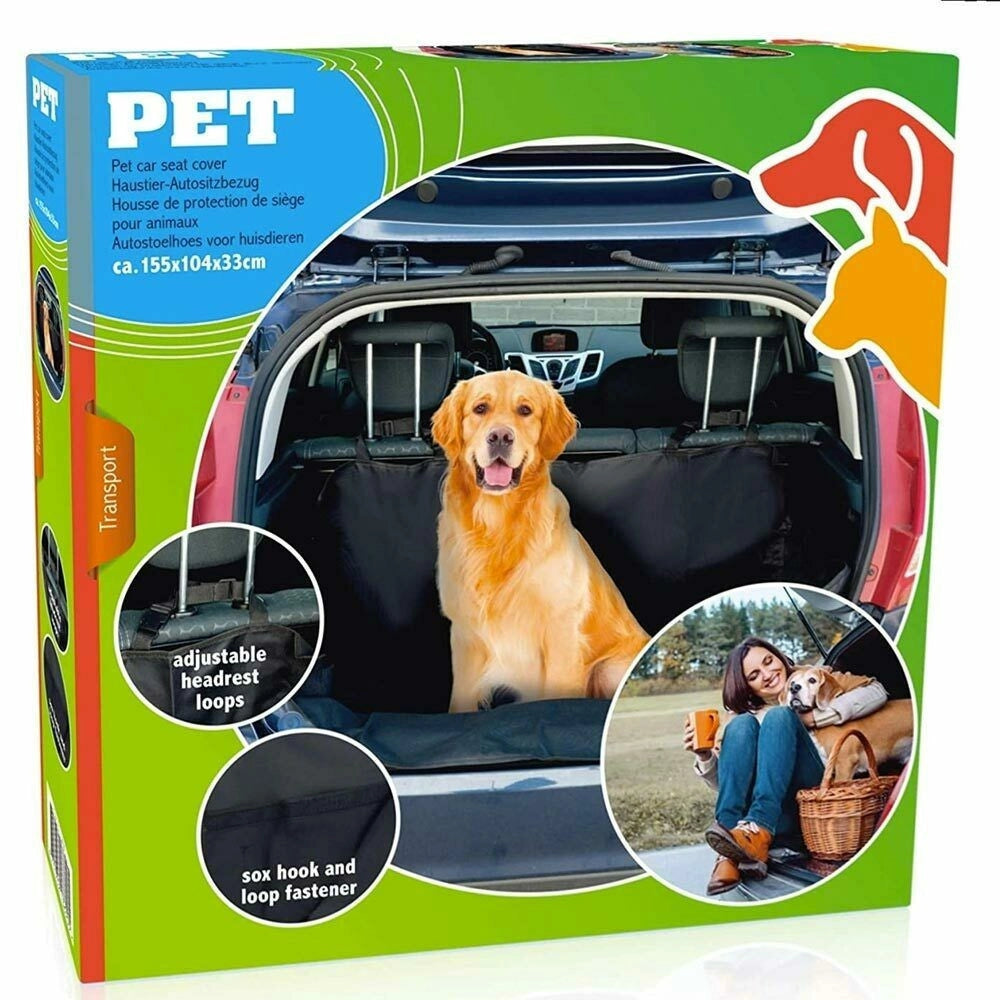 Trade Shop - Telo Protezione Bagagliaio Auto Per Cane Gatto Copertura Portabagagli 155x104cm -