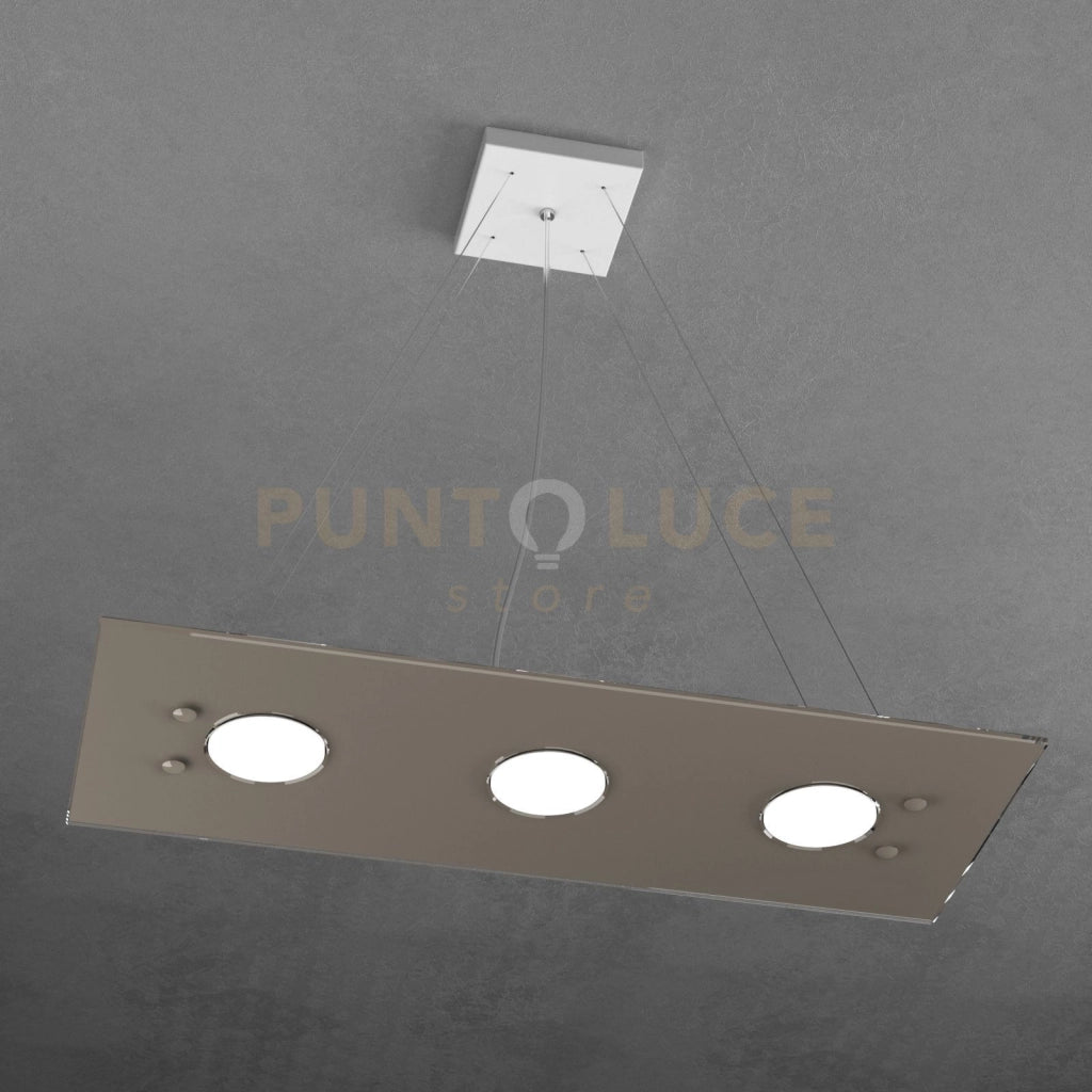 PATH SOSPENSIONE 3 LUCI TORTORA SCURO 1141-S3 R-TS