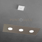 PATH SOSPENSIONE 3 LUCI TORTORA SCURO 1141-S3 R-TS