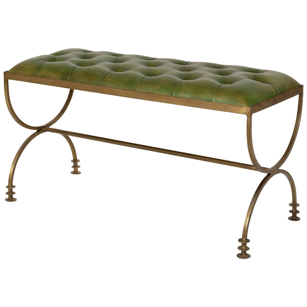 Panca in pelle nera 88x38x48h cm
