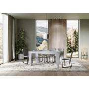 Tavolo allungabile 200/460x90 cm Spimbo - Cemento