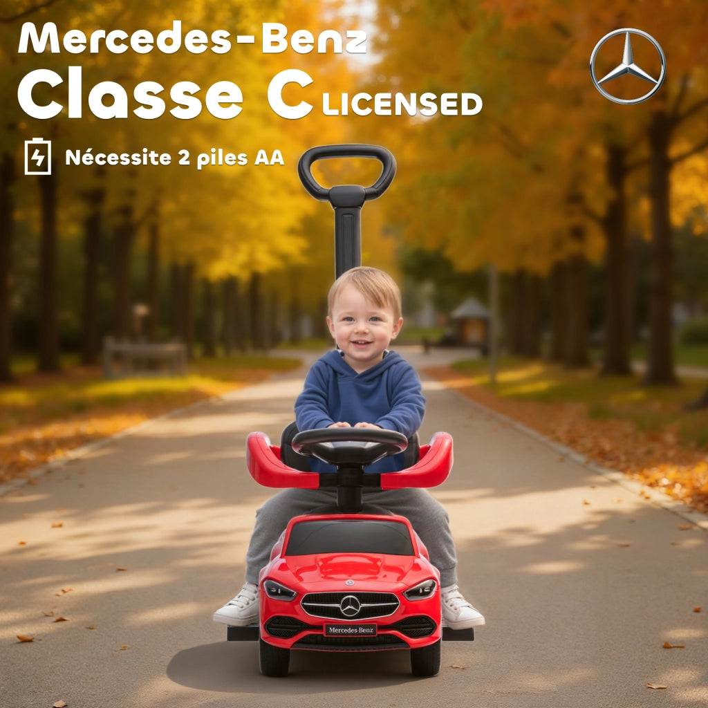 Portagiochi Mercedes-Benz per bambini ¨C Minimal ¨C 91x40x83 cm rosso