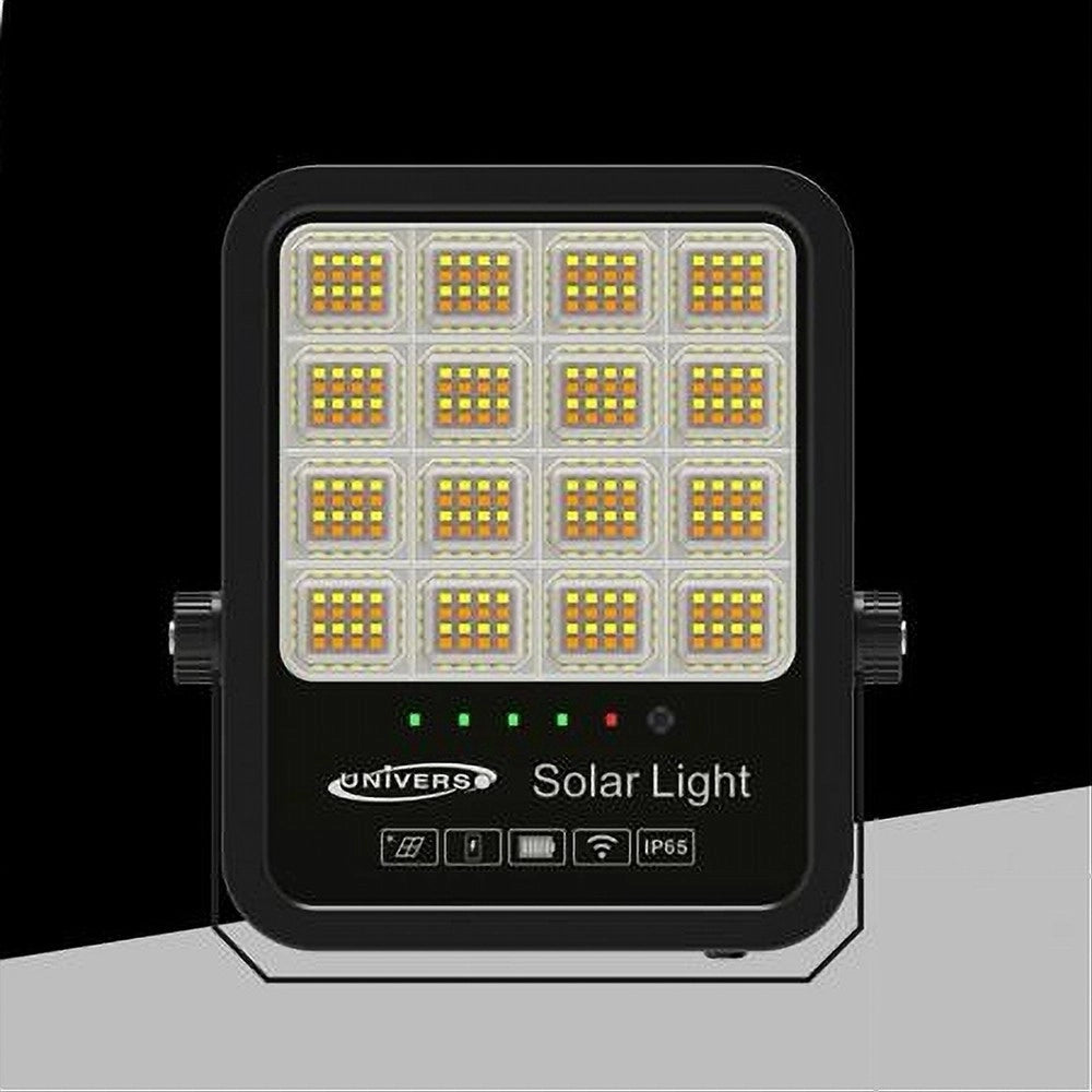 Trade Shop - Faro Led Proiettore 200w Ip65 Cct 3in1 Con Pannello Solare Telecomando Ry-200w-3c -