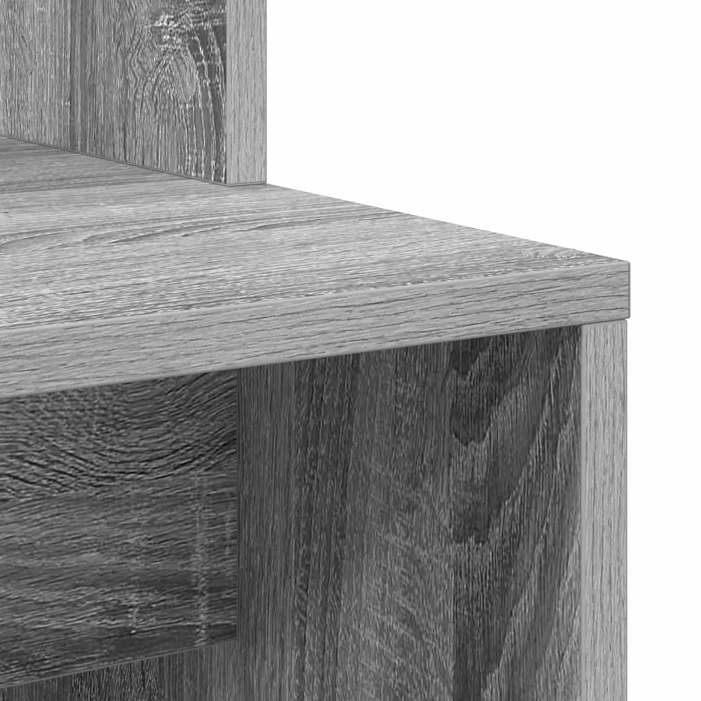 Scrivania Grigio Sonoma 78,5 x 37 x 154,5 cm Legno multistrato 869343