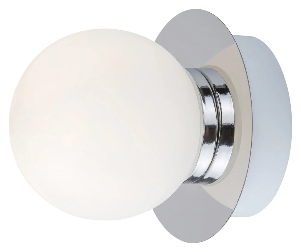 Applique bagno Becca G9 cromo/bianco IP44 28W Rabalux