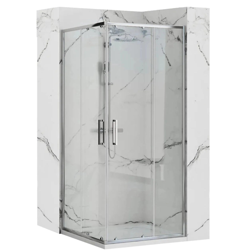 Cabina Doccia Rea Punto 80x80 con piatto doccia Savoy
