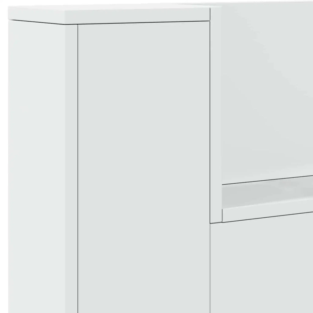 Testata con Mobile e LED Bianco 140 x 16,5 x 103,5 cm 8006538