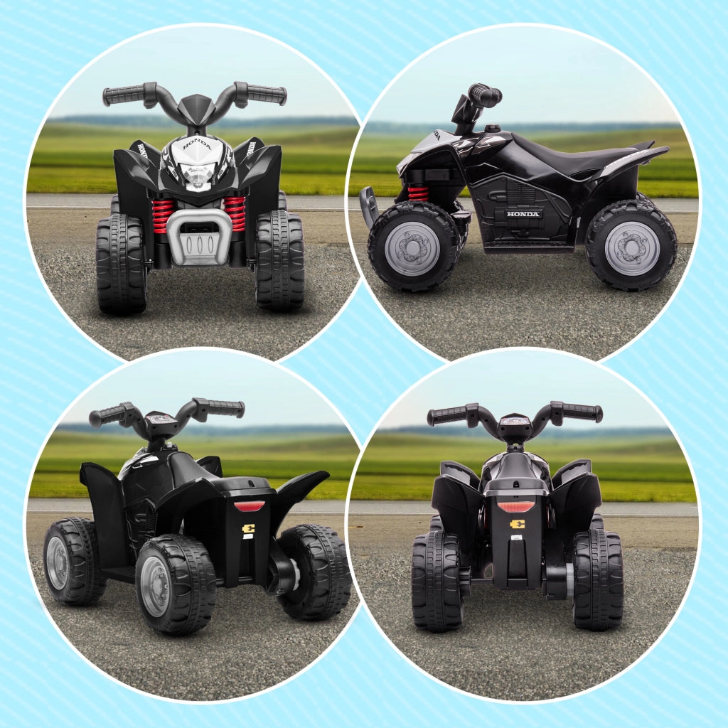 Quad Elettrico per Bambini ¨C Minimal ¨C Nero 65.5x38.5x43.5cm