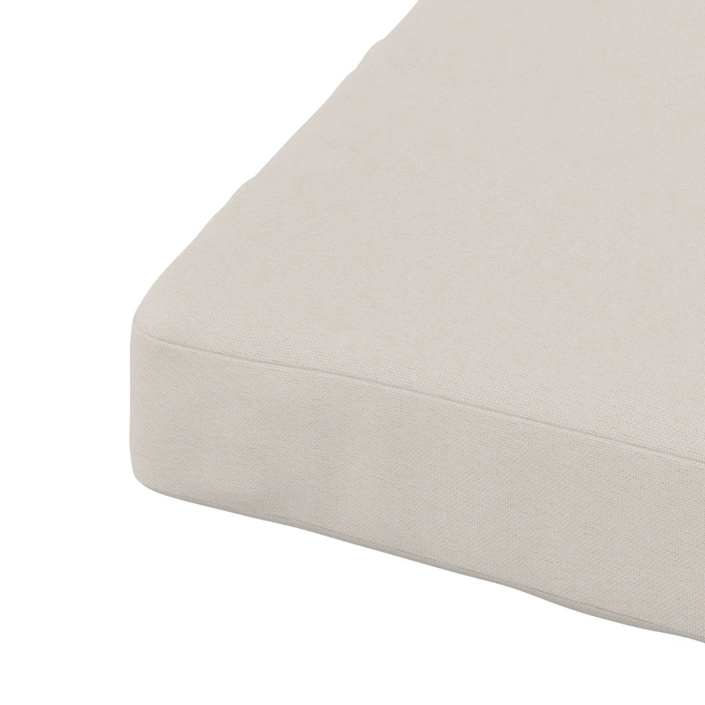 Cuscini per Sedia in 4 Pezzi SOEST 4 pz 100% Poliestere Bianco 944824