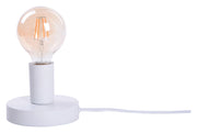 Lampada da tavolo minimal bianca E27 Bowie Rabalux 6570