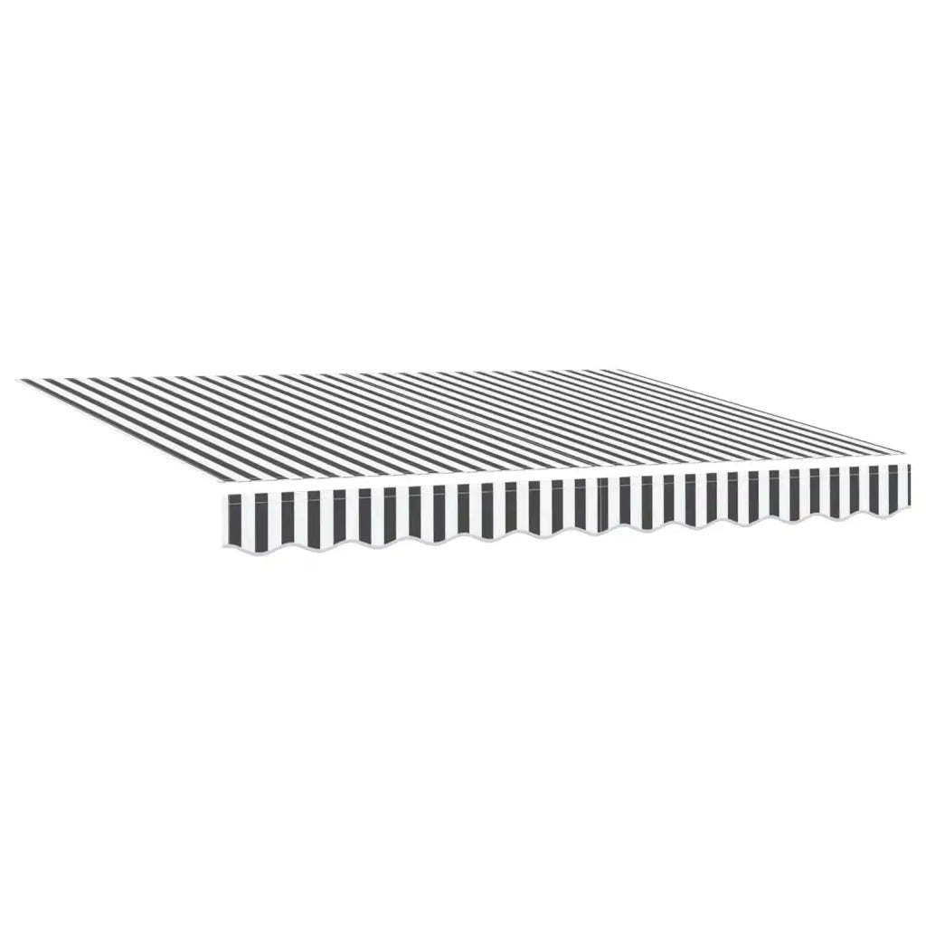 Cornice per Tenda Manuale con LED Antracite e Bianco 3 x 2,5 m 3420579