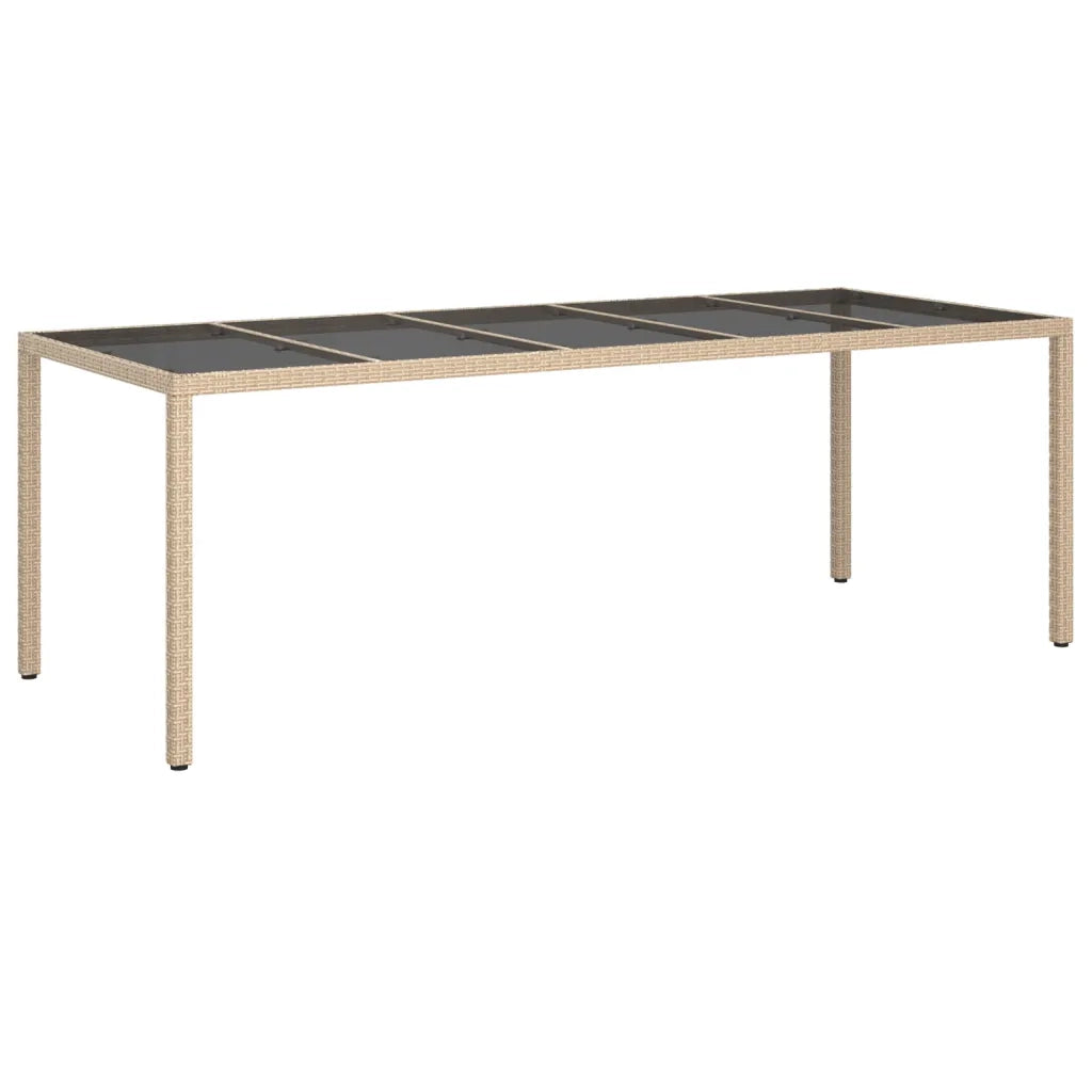 Set da Pranzo da Giardino 9 pz con Cuscini Polyrattan e Vetro 3278737