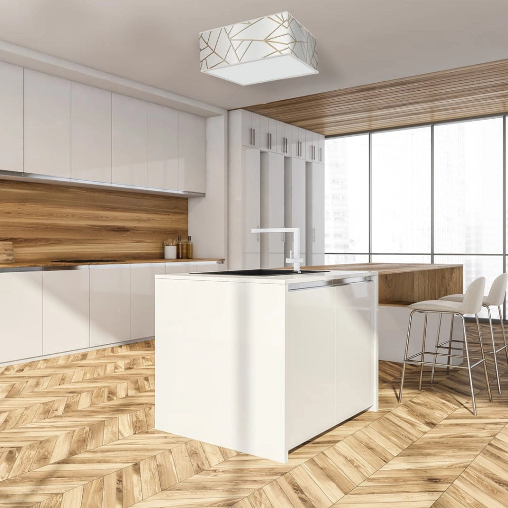 Plafoniera soffitto Milagro Ziggy bianca 50cm 3xE27
