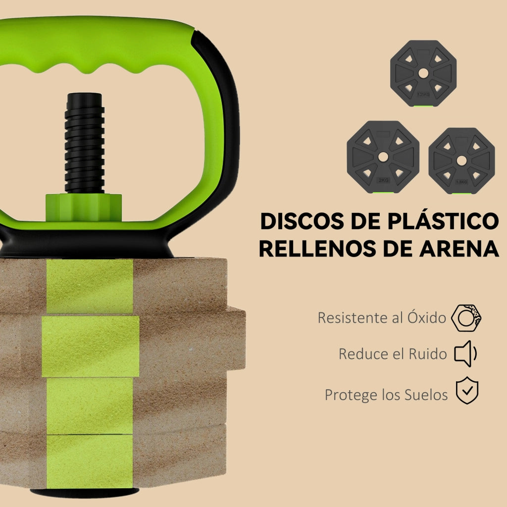 Set di manubri regolabili 20 kg ¨C Minimal ¨C per casa e palestra