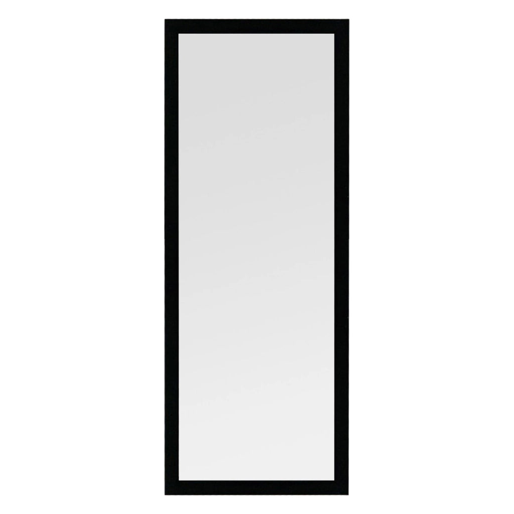 Carimate, Specchio Forma Rettangolare, 40x105h cm Nero
