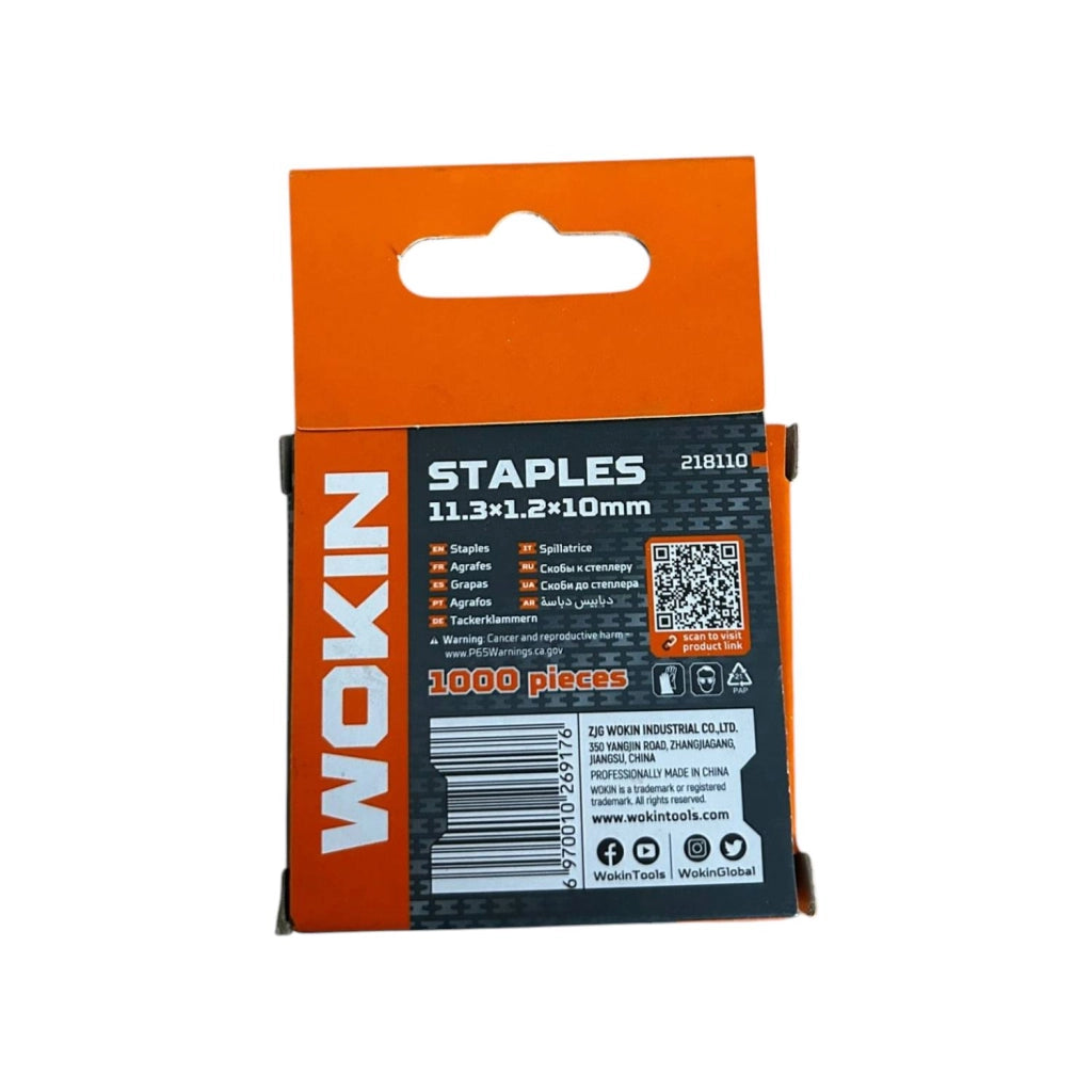 PUNTI 11.3X1.2X10MM WOKIN STAPLES